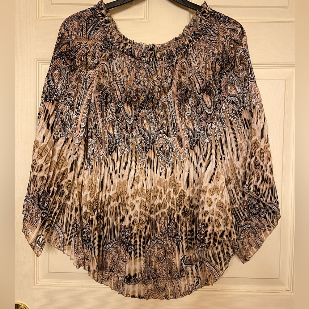 Women’s Leopard/Floral Blouse